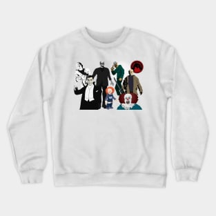 Horror Movie Villains Crewneck Sweatshirt